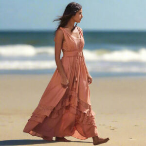 Boho Summer Beach Maxi Dress